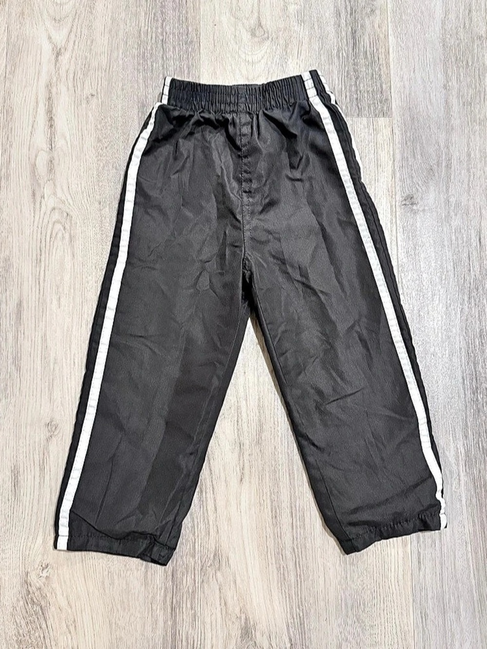 Original Style Boys 2T Black White Track Pants